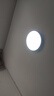 惠普精工led卧室吸顶灯三防灯超薄简约儿童书房餐厅阳台过道灯具37CM白光 实拍图