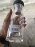 万象（WANXIANG）双层玻璃杯经典皮纹V21RL商务办公礼盒泡茶杯480ML大容量家用水杯 实拍图