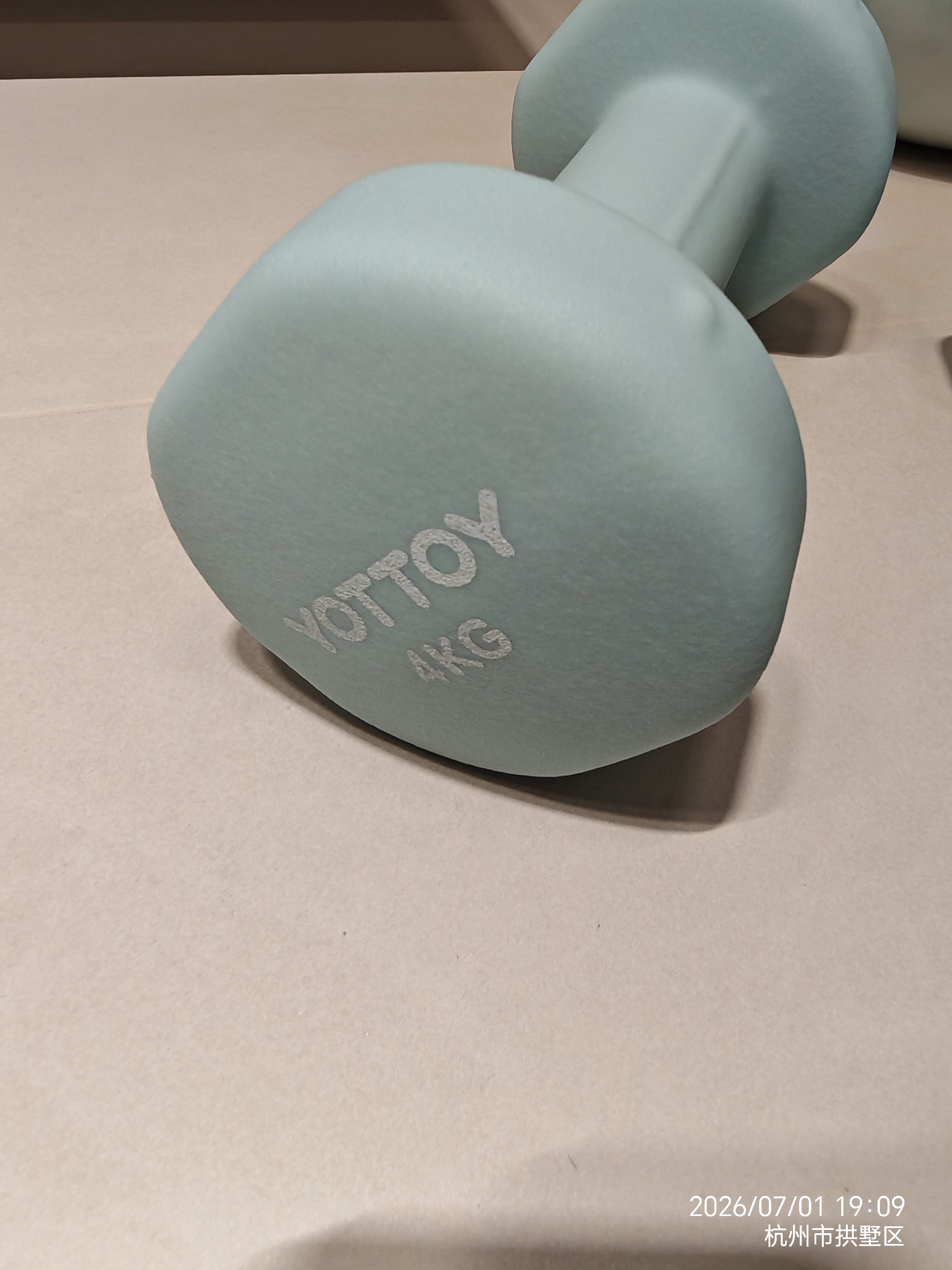 yottoy哑铃健身男士家用实心纯铁力量训练宿舍健身器材铸铁【京东专供】 实拍图