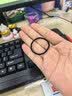 BARY REEF高弹力皮筋头绳女橡皮筋扎头发圈耐用2024年新款简约不伤发皮套发 黑色50根 实拍图