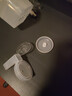 厨房葱姜蒜置物盒吸盘式置物架生姜大蒜调料筐免打孔墙上挂篮 3层旋转置物架 透明白【双吸盘】 实拍图