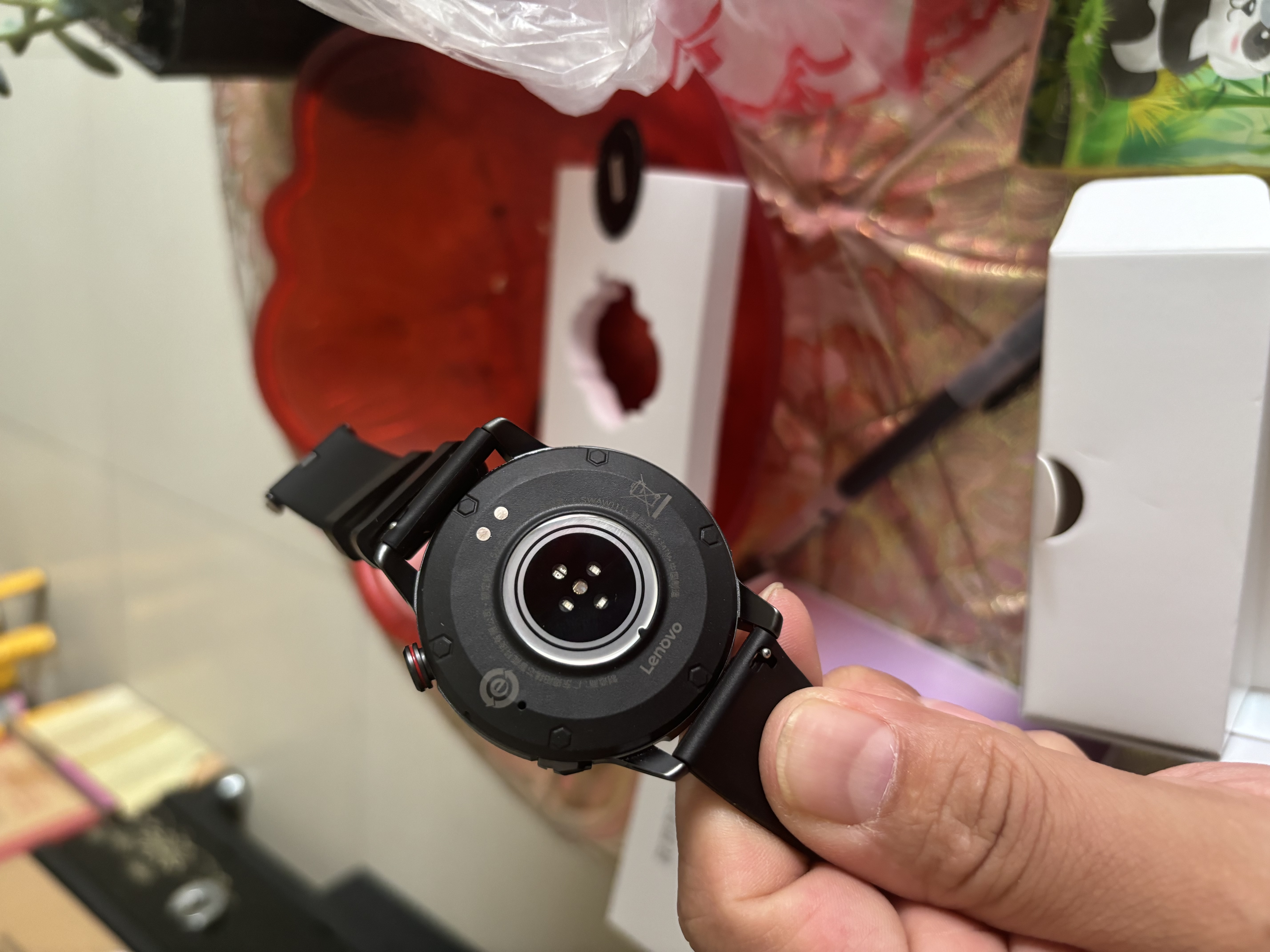 联想（Lenovo）智能手表运动手表男 30米防水游泳蓝牙通话心率血氧睡眠健康监测 Watch Pro 风暴灰 探索版 实拍图