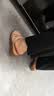 红蜻蜓妈妈凉鞋夏季软底防滑中老年凉鞋不累脚平底鞋WJK24842 米白38 实拍图