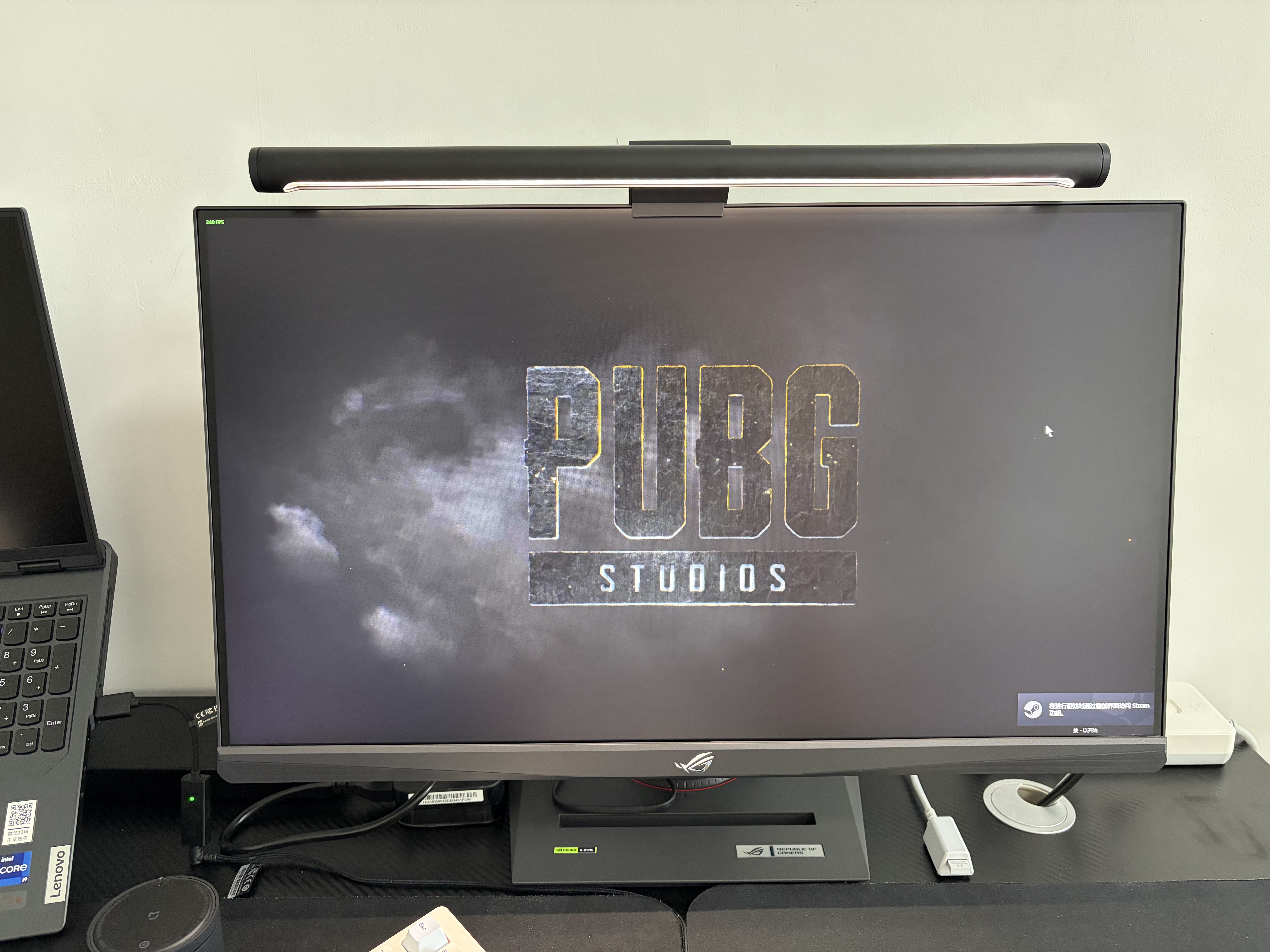 华硕ROG 绝梦25 XG259CMS 24.5英寸240Hz显示器超频310Hz HDR400旋转升降G-sync同步无撕裂1ms灰阶响应 实拍图