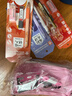 樱花（SAKURA）透明塑料笔袋可带入考场中高考考试礼包套装多功能乐乐包粉手提斜挎包防水大容量女学生文具盒礼物 实拍图