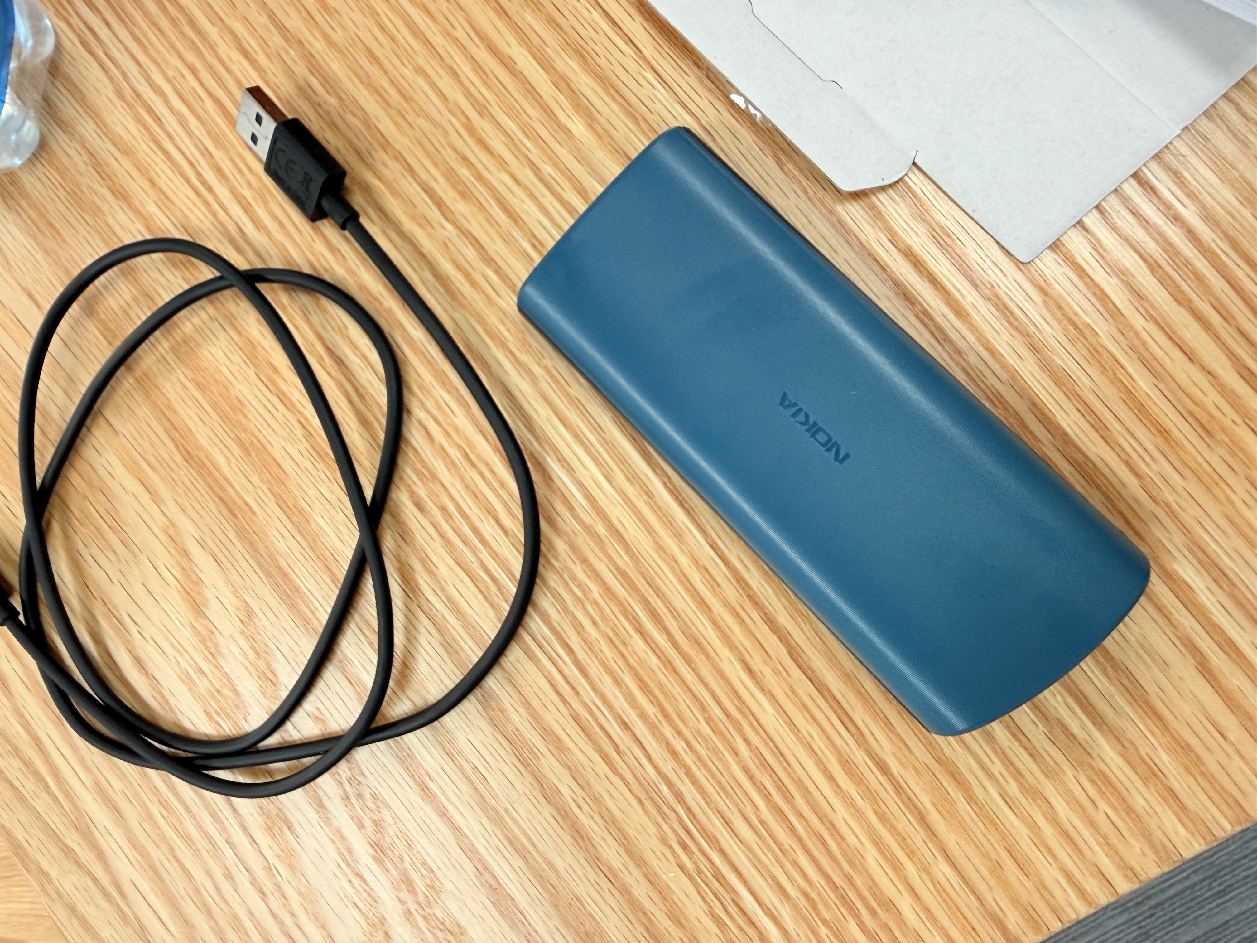 诺基亚（NOKIA）新105 4G 全网通移动联通电信 老人老年按键直板学生儿童备用戒网手机 双卡双待  蓝色 实拍图