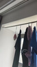 MYMOODHOUSE伸缩晾衣杆免打孔不锈钢伸缩杆窗帘杆浴室浴帘杆衣柜挂衣杆可伸缩 实拍图