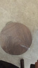 双枪黑金檀木整木切菜板加厚加大圆形砧板实木家用案板面板菜墩33*2.5 实拍图