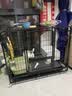 喵先生狗笼子 狗笼小中大型犬加粗加固金毛拉布拉多一体带厕所分离笼子 方管框架+加粗铁丝【110*73*95cm】80斤内适用 实拍图