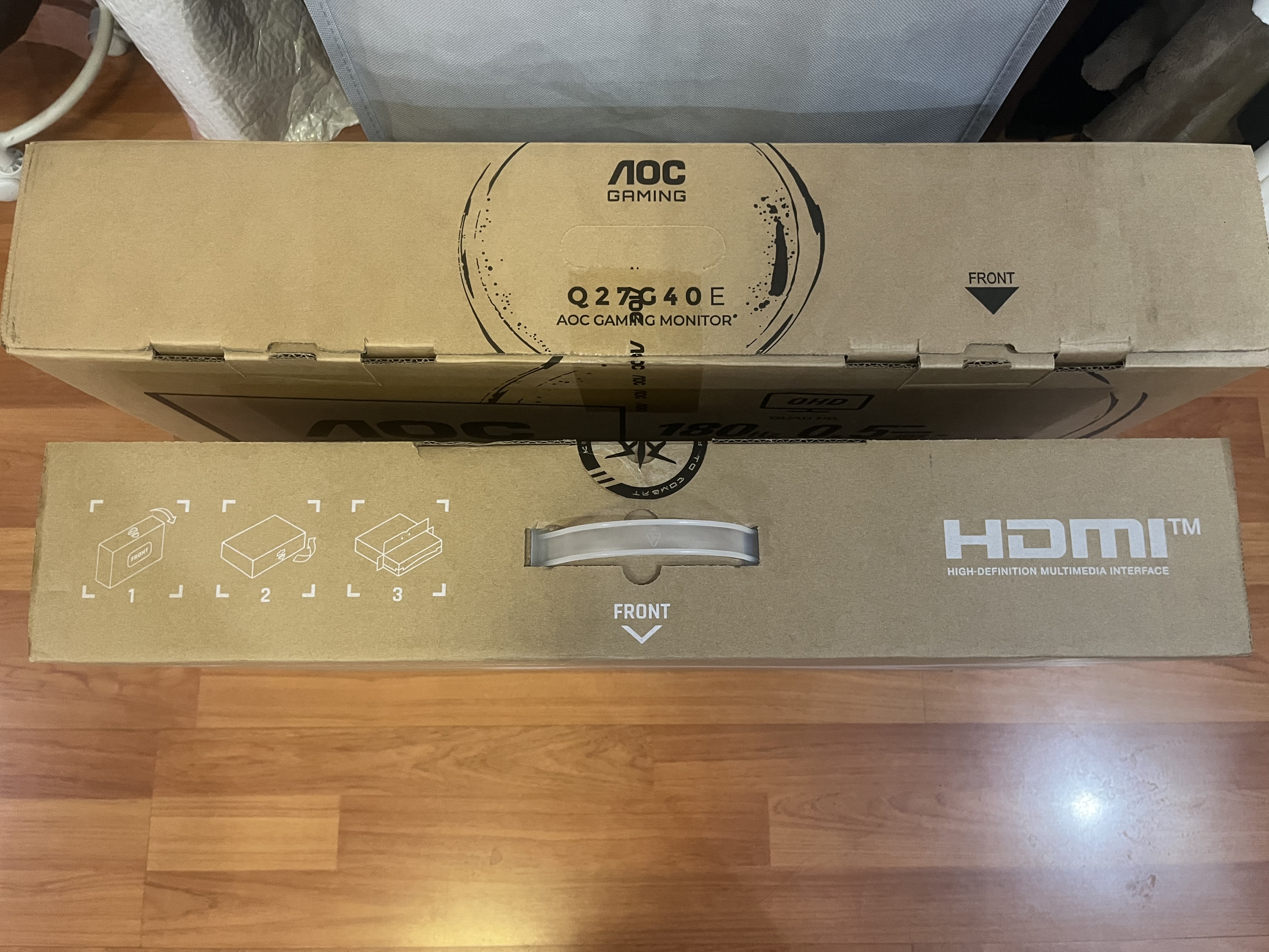 KTC 23.8英寸原生240Hz FastIPS屏小金刚1ms硬件低蓝光HDR400 笔记本电脑游戏电竞显示器 H24F7白色 实拍图