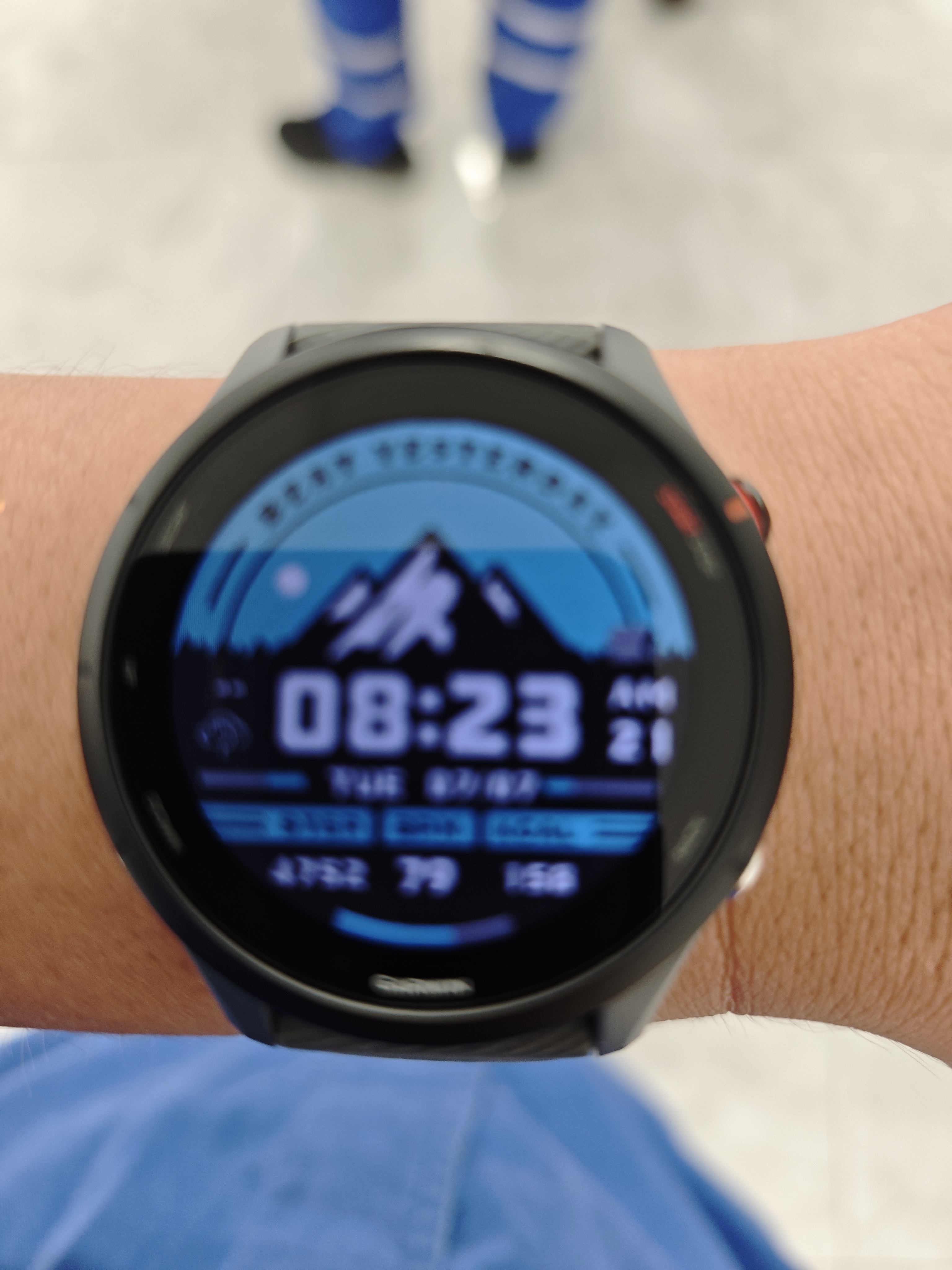 佳明（GARMIN）FR255跑步运动心率智能手表户外多频多星定位马拉松铁三毕业礼物 Forerunner255神秘灰 实拍图