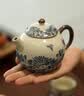 尚言坊汝窑功夫茶具整套带茶盘高档家用陶瓷办公泡茶茶杯茶壶器具全套装 实拍图
