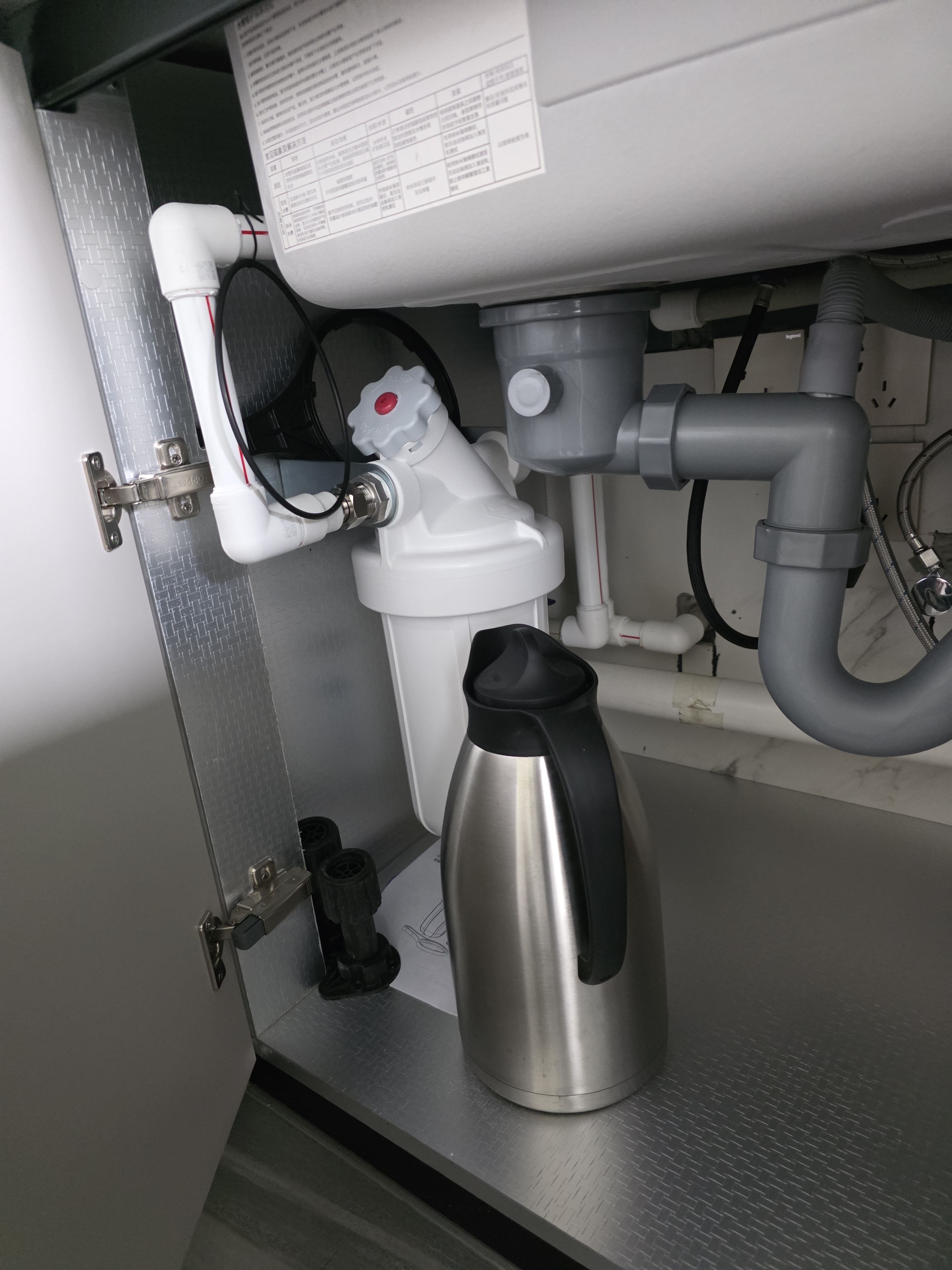 滨特尔（pentair）大白瓶前置过滤器 全屋家用自来水过滤器 前置净水器大蓝瓶 中央净水机大流量大胖瓶高精度 【10寸大白瓶】包安装 实拍图