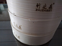 竹之森（ZHUZHISEN） 竹之森家用竹蒸笼纯手工竹制加深小笼包蒸笼商用大号包子蒸屉 外径30cm 加深（3笼1盖）(7cm内深) 实拍图