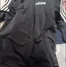 adidas休闲舒适三条纹立领夹克外套男装秋季阿迪达斯官方轻运动 黑色/白（推荐选大一码）   S 实拍图