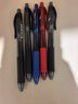 派通（Pentel ）BLN105按动黑色中性笔高颜值0.5mm签字笔商务学生速干水笔水性笔文具  3黑1红1蓝5支装 实拍图