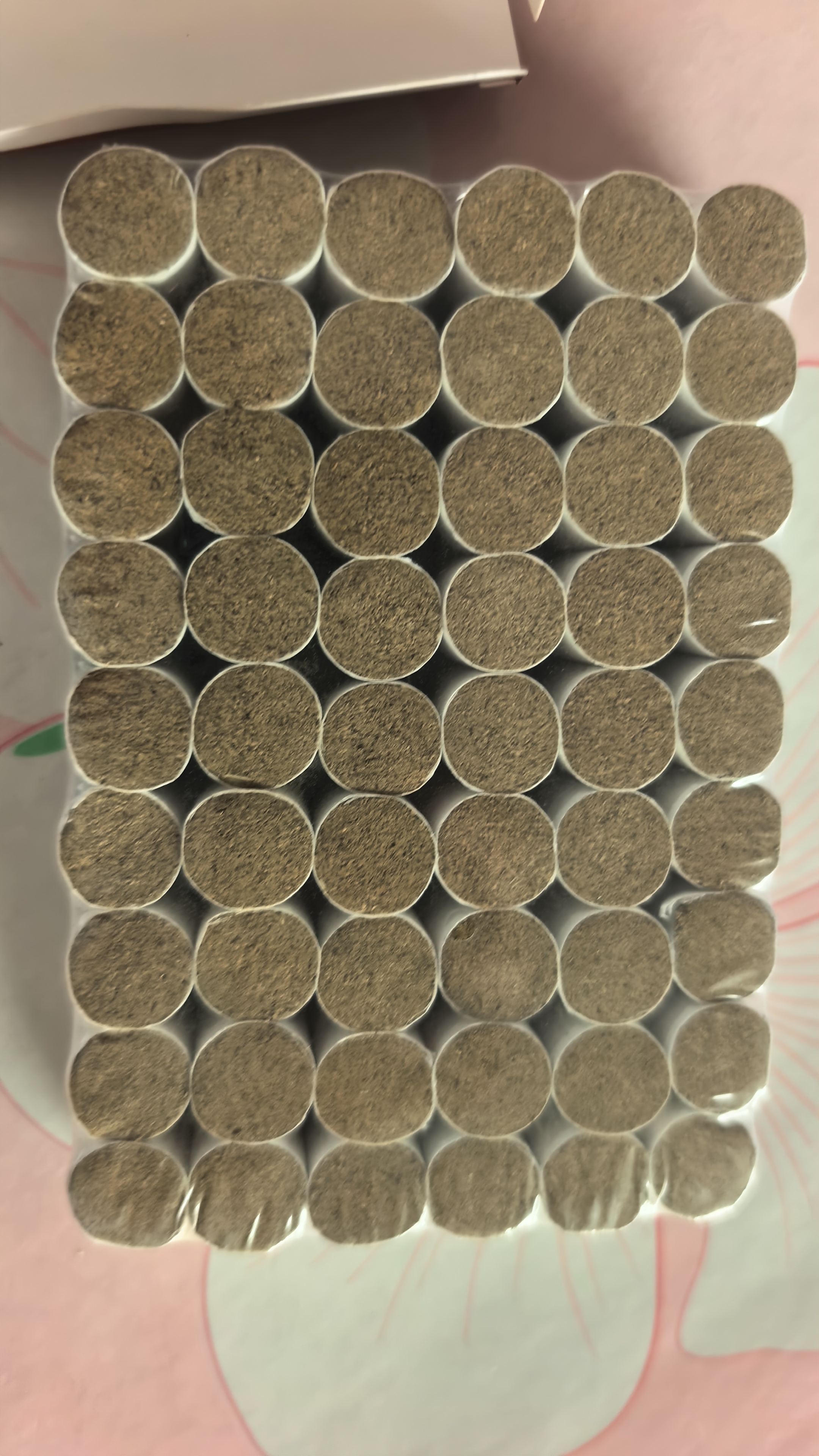 南京同仁堂陈艾柱艾灸条家用微烟艾灸柱陈年艾绒香薰祛湿全身通用祛湿54粒 实拍图