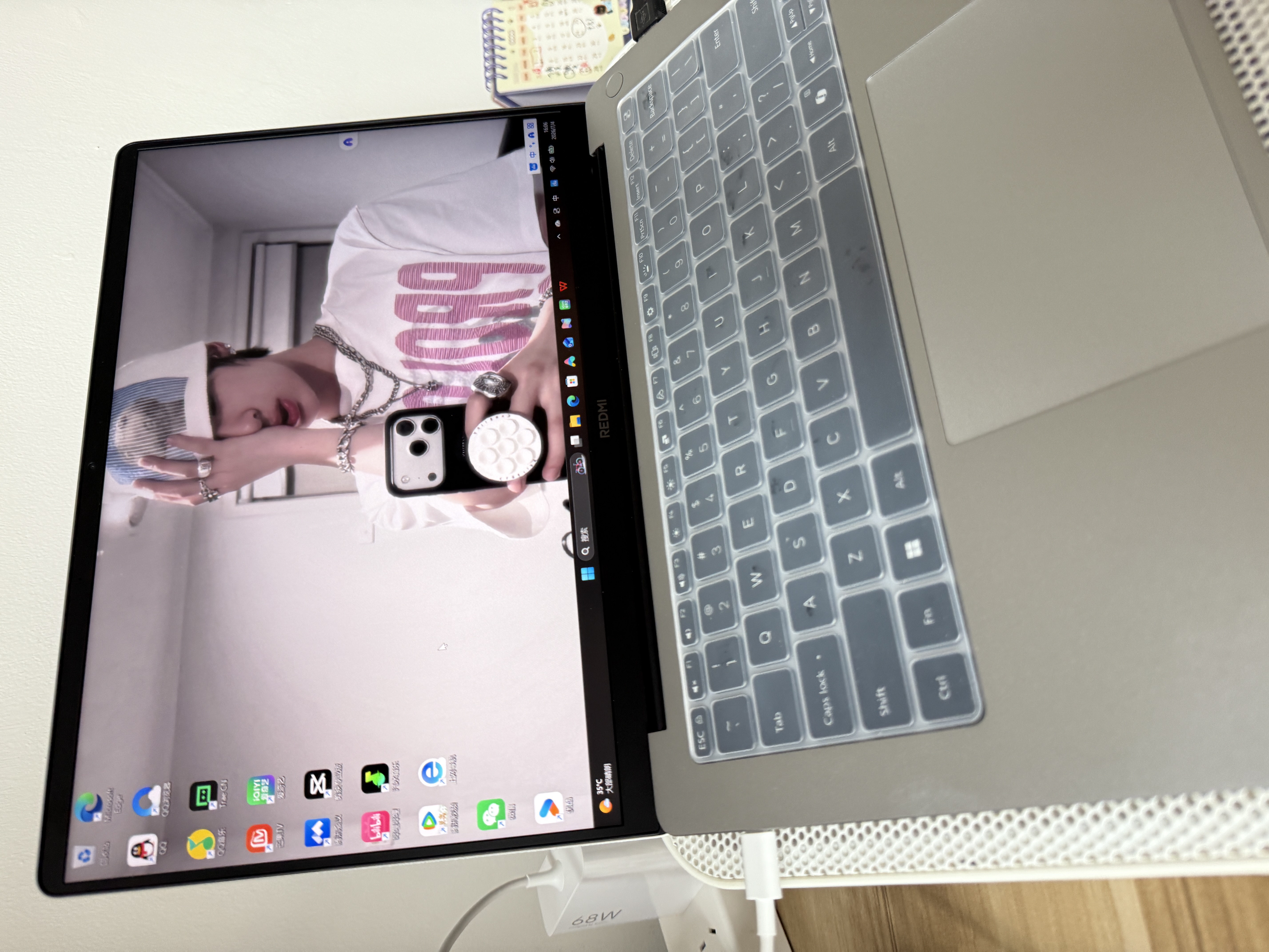 小米笔记本电脑 红米 REDMI Book 14 2025轻薄本办公本高性能英特尔酷睿Core5-210H新品 实拍图