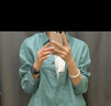 优衣库法国麻衬衫/长袖女装衬衣26春夏新款483868 74 紫罗兰色 S 实拍图