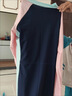 李宁（LI-NING）儿童泳衣女童中大童长袖长裤连体防晒海边温泉泳装719 藏青 150 实拍图