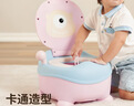 世纪宝贝（babyhood）儿童小马桶坐便器 婴幼儿便盆男女宝宝座便器PU软垫 卡洛红 实拍图