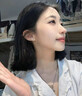 芯奢S999足银星月耳钉女士小众设计拧扣儿童养耳洞免摘耳骨钉耳饰纯银 S999足银星月耳钉一对+足银耳堵 实拍图