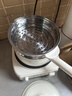 美的（Midea）电煮锅 小电锅 电蒸锅 电火锅 电热锅 分体式可拆洗 2.6L学生宿舍多功能锅 泡面锅 XZC2061 配蒸笼 实拍图