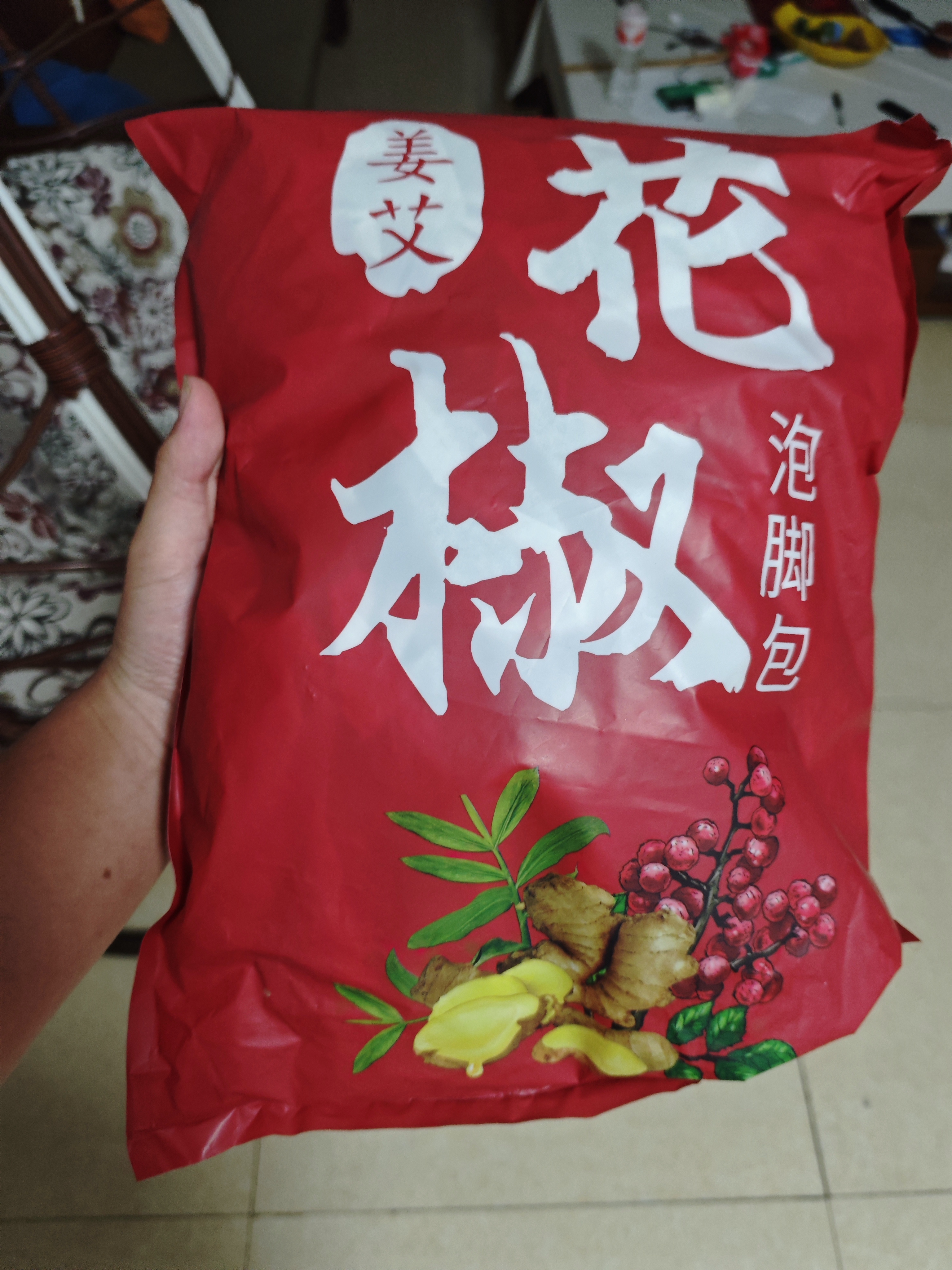 北半球花椒生姜艾叶泡脚药包三伏天花椒泡脚祛湿驱寒脾胃虚寒足浴包 实拍图