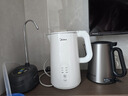 美的（Midea）电热水壶烧水壶养生自动断电冲奶一体恒温食品级304不锈钢1500W 1.5L大容量 SH15X301 实拍图