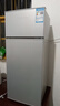 新飞冰箱小型租房用 一级能效冷 藏冷冻两用1-2人家用小冰箱 出租房双门电冰箱办公室两门 26年升级 86A一级能效【高性价比】银 实拍图