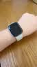 Apple/苹果 Watch S11 智能手表GPS款46毫米银色铝金属表壳雾紫色运动型表带M/L MEVX4CH/B 实拍图
