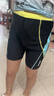 特步（XTEP）儿童泳衣男童印花平角泳裤男孩舒适夏季运动游泳裤  正黑色  160 实拍图
