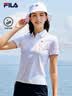 FILA 斐乐官方领航POLO短袖T恤女2026夏凉感透气商务休闲针织POLO衫 实拍图