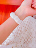 优束适用apple watch s10表带新款S11冰丝发圈夏天小香风女生腕带ultra苹果手表快拆s8/s7/s6/se配件 星光色【雪坊冰丝】 适用38/40/41/42表盘4~11代/se 实拍图
