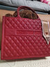 慕昂红色包包女情人节2026新款潮流质感婚包婚礼手提包结婚新娘包 红色 大号 实拍图