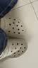 卡骆驰（CROCS）贝雅卡骆班洞洞鞋|205089 白/深蓝-126   37 /38(230mm)   实拍图