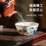 御嘉斋景德镇仿古茶杯明成化1:1复刻鸡缸杯功夫茶杯主人杯教师节送礼物 斗彩手工手绘鸡缸杯 120ml 实拍图