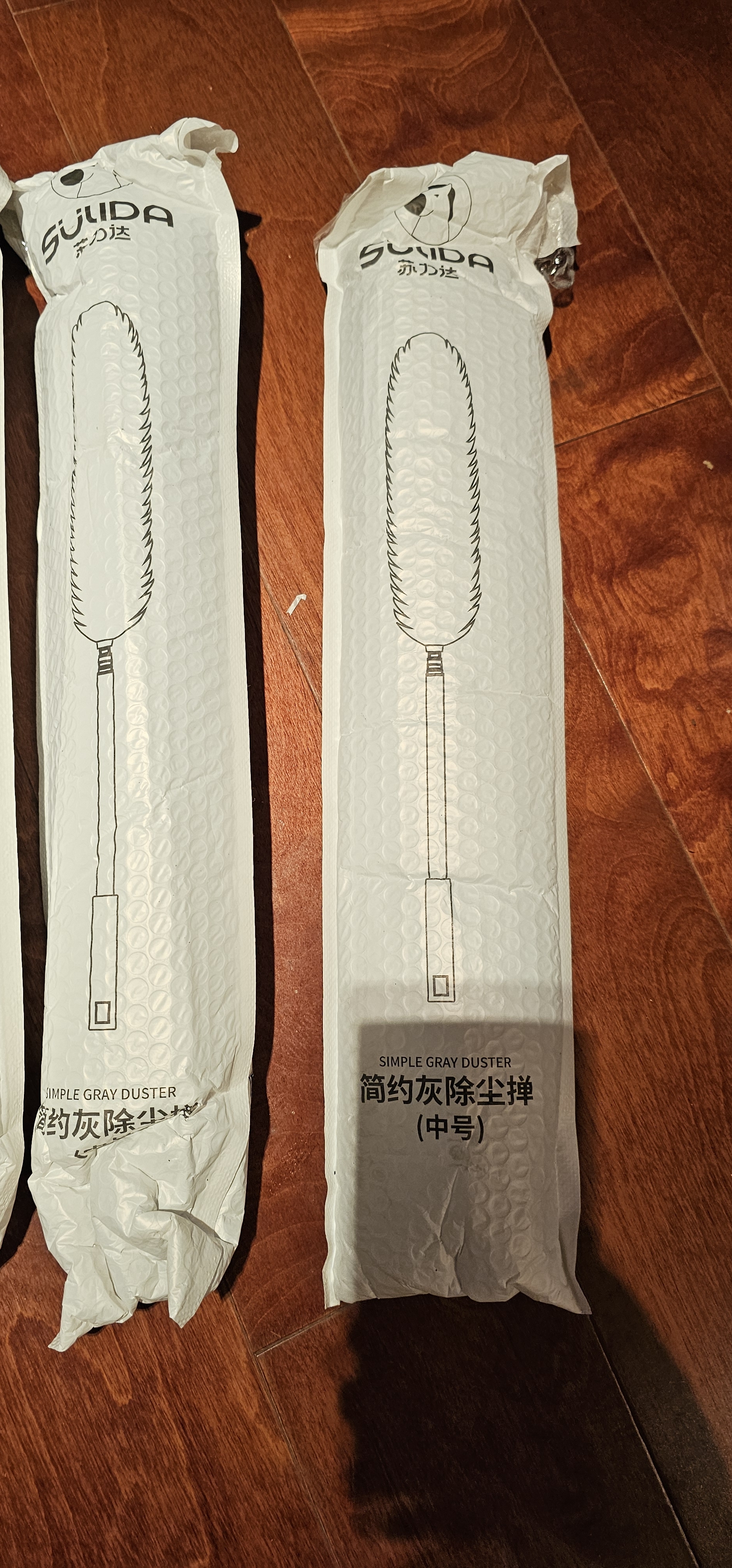 苏力达鸡毛掸子除尘2.5米可伸缩汽车家用静电除尘掸天花板打扫灰尘神器 实拍图