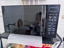 美的（Midea）微波炉烤箱一体机 小型家用平板易洁烧烤智能解冻20升微波炉  光波加热2026新款（M1-L201B二代） 实拍图