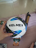 卡尔美（KELME）机缝足球4号5号成人儿童中考标准比赛训练青训学生 白荧光蓝5号 实拍图