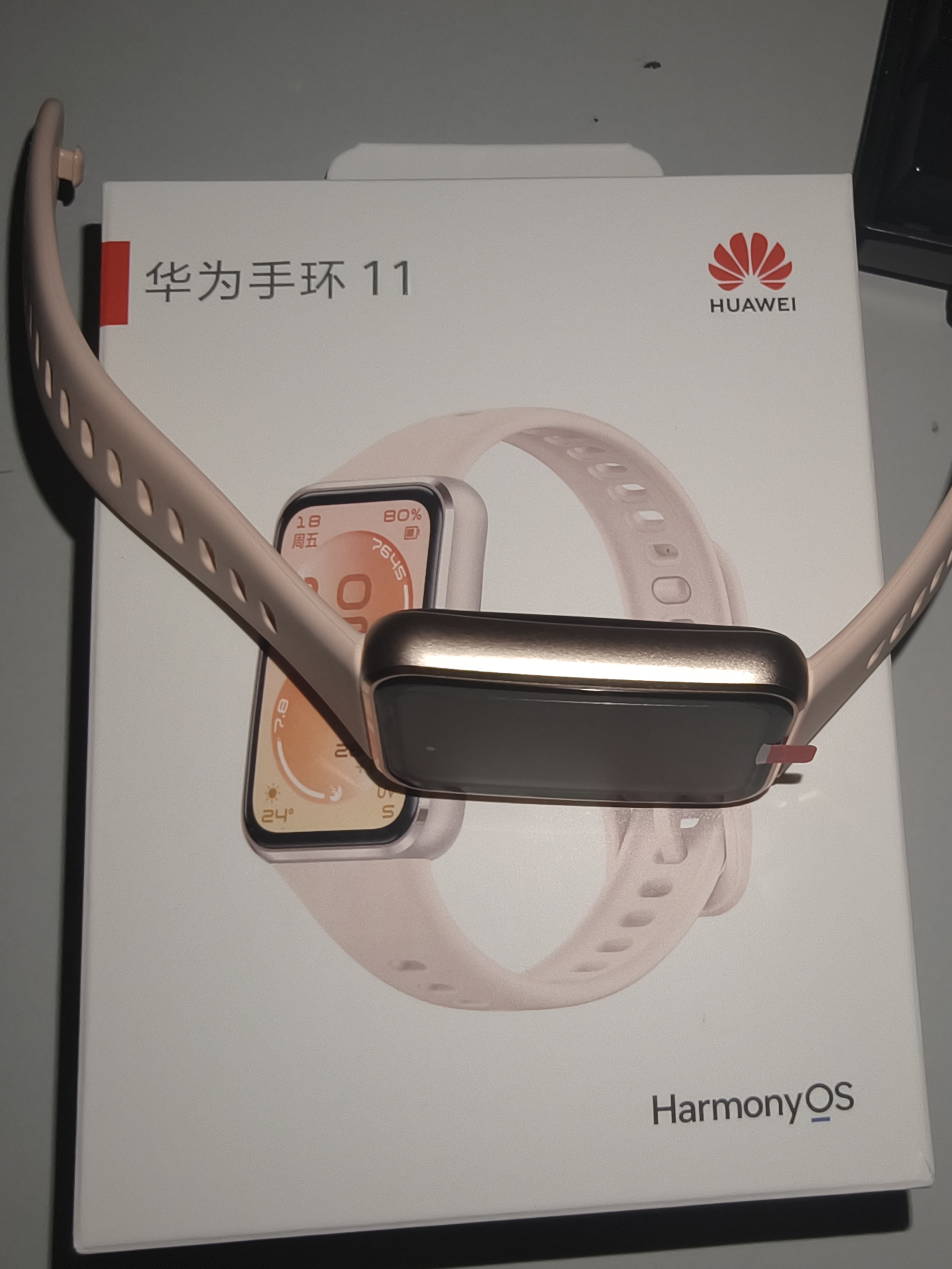 华为（HUAWEI）【咨询享优惠】手环 11标准版华为运动智能专业睡眠分析心律失常提示8.99毫米超薄机身手表10 标准版-星云杏丨铝合金表壳 实拍图