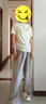 森马（Semir）陈都灵|短袖t恤女26夏短款一字肩荡领收腰氛围感上衣109326100005 实拍图