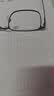 依视路（ESSILOR） 钻晶系列高清耐磨防蓝光近视超薄镜片专业配度数眼镜架男女镜框 钛+金属-全框-4021BK-黑色 镜框+依视路膜岩高清1.60现片 实拍图