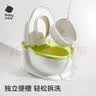 babycare马桶坐便器蹲便器儿童马桶仿真马桶坐便圈2-6岁宝宝便盆温特绿 实拍图