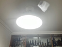 欧普照明（OPPLE）风扇灯护眼全光谱智控空调Ra95餐厅护眼电风扇卧室灯36寸 冰风白 实拍图