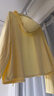 蕉下（beneunder）防晒衣女防紫外线夏季透气冰薄凉感女士披肩服外套布丁黄 L码 实拍图