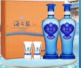 洋河海之蓝 52度 480ml*2瓶 礼盒装 绵柔浓香型（2018版） 实拍图