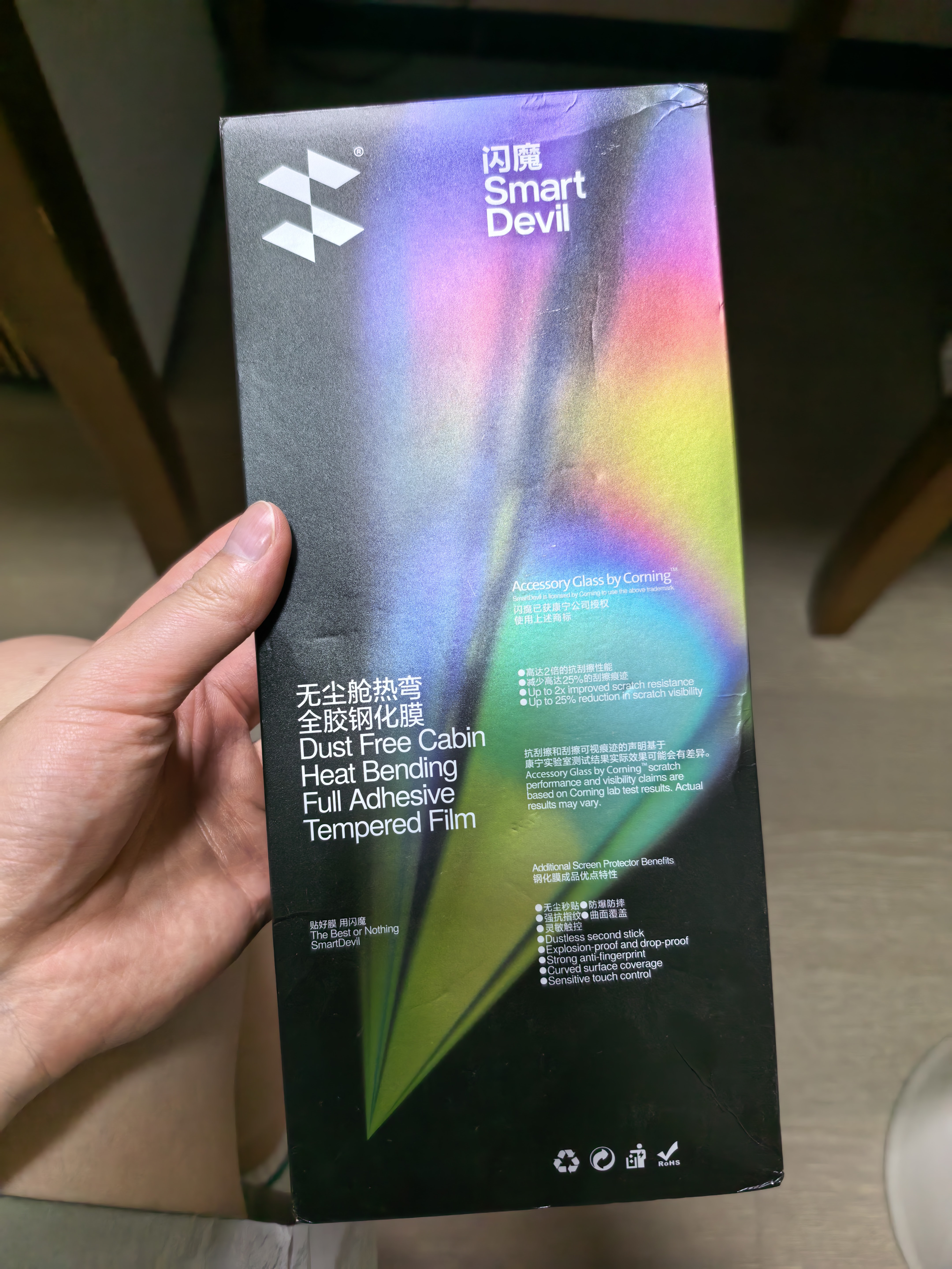 闪魔【3D热弯全胶膜丨康宁防爆】适用华为Mate80钢化膜mate80pro手机膜全屏覆盖抗指纹防爆保护膜 实拍图