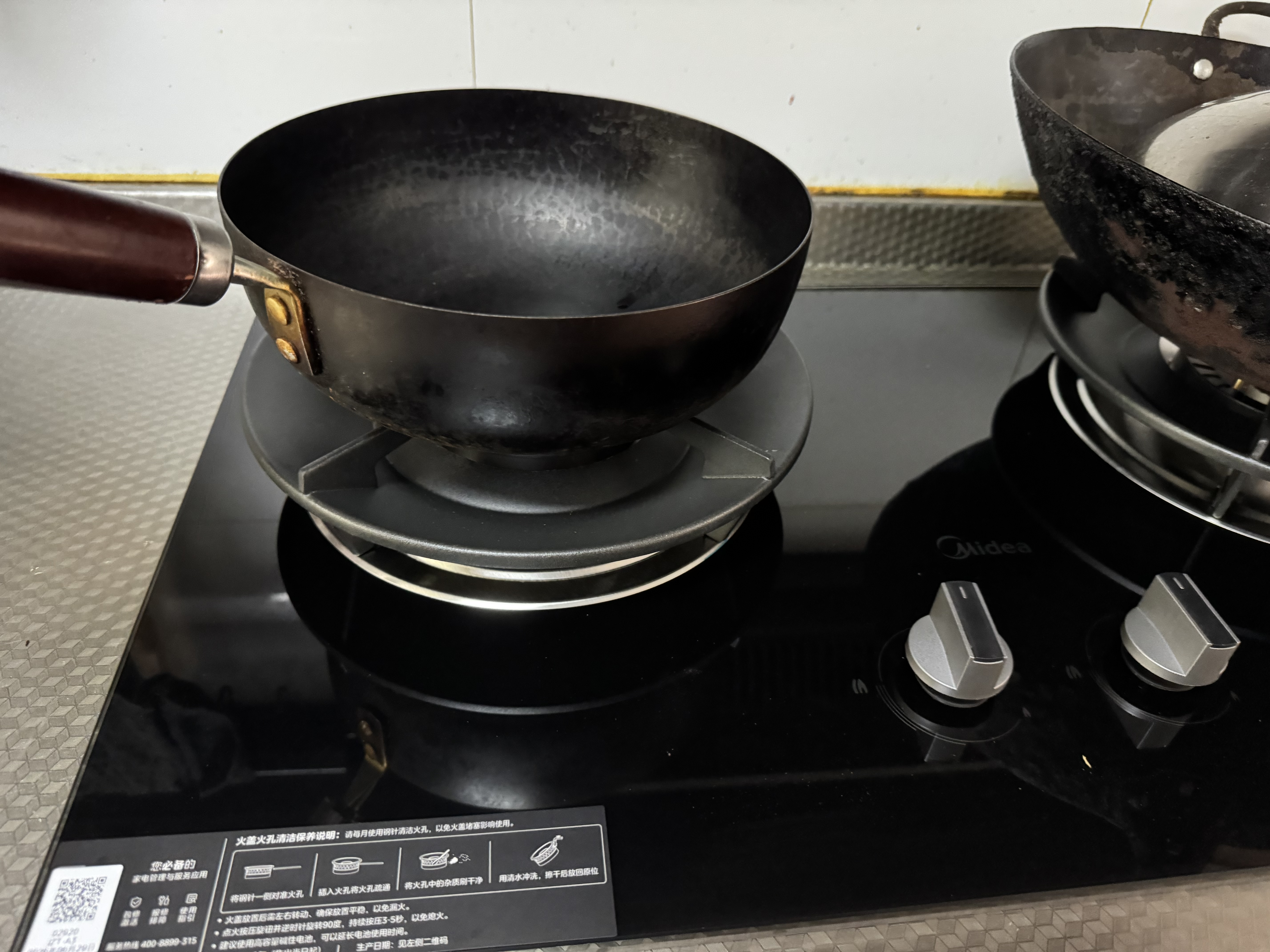 美的（Midea）【天然气】燃气灶 家用5.2kW猛火灶台嵌两用 70%热效率 JZT-A3 实拍图