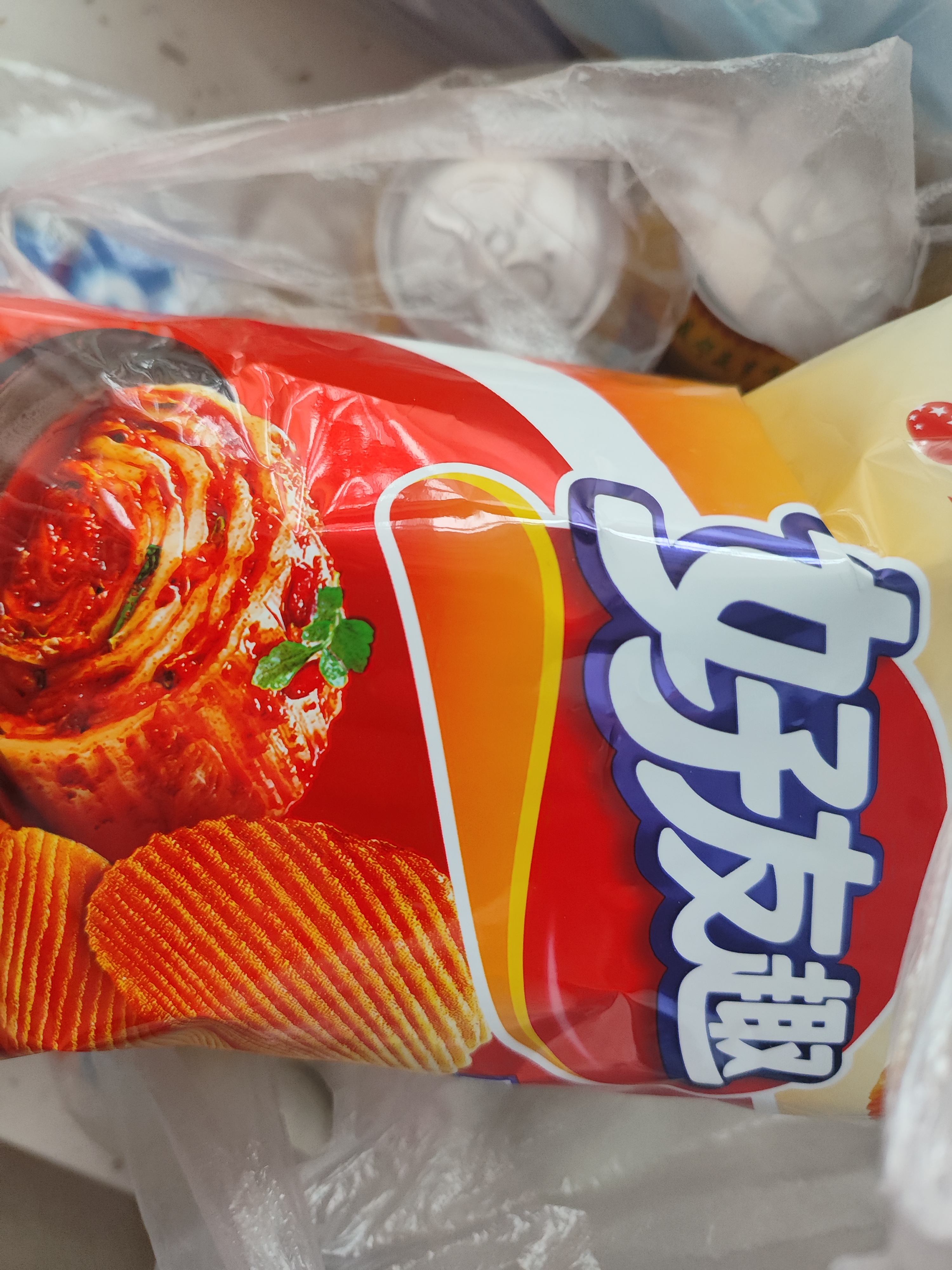 好丽友（ORION）好友趣韩国泡菜味70g/袋 休闲零食薯片小包装膨化食品小吃 实拍图